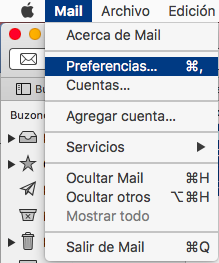 Paso 5 Configurar cuenta de correo en Mail de Mac