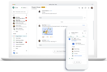 Chat de Workspace antes G Suite