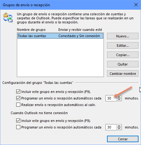 Error 0X8004210A en Outlook 4